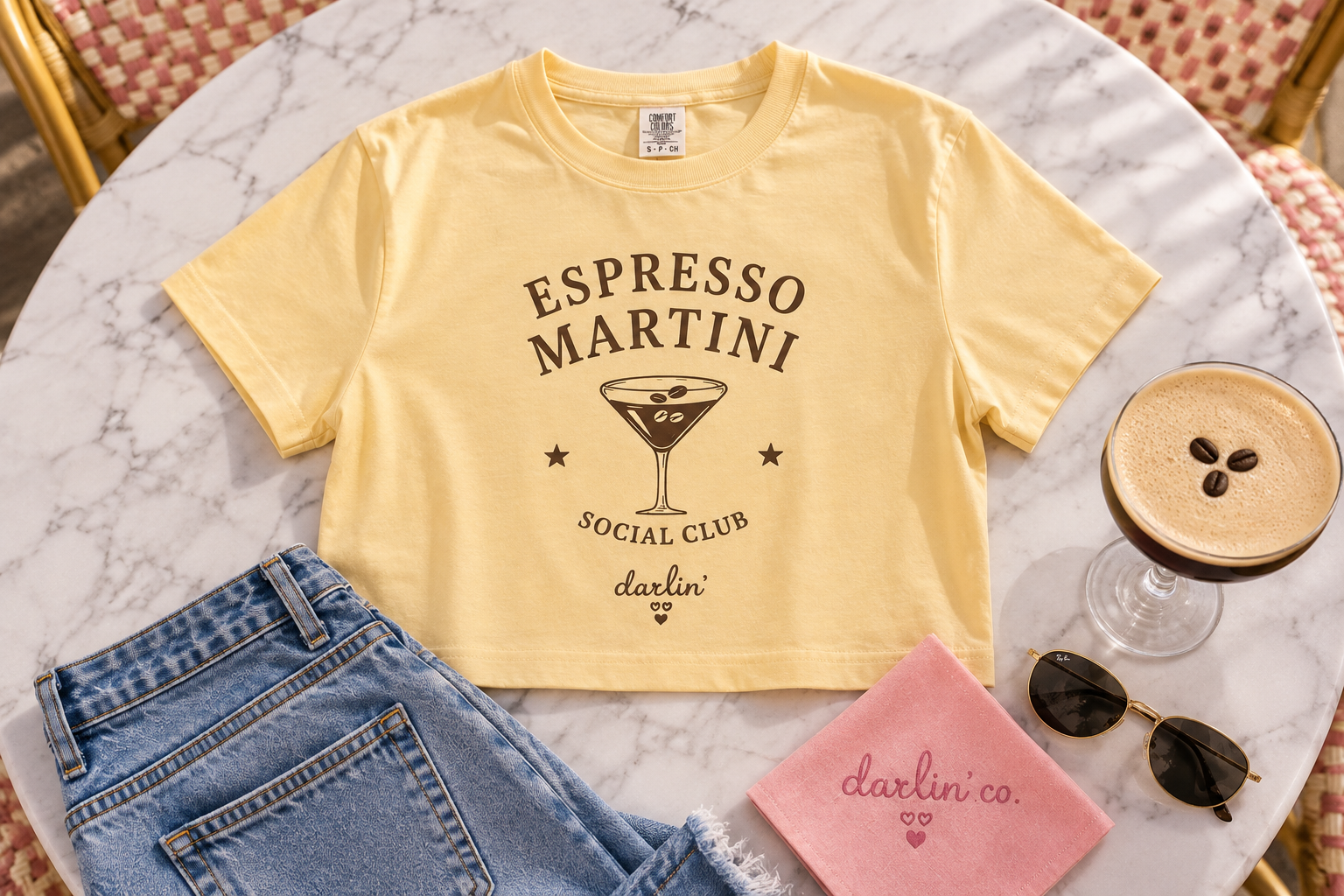 Espresso Martini Social Club Boxy Tee
