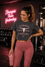 Strong Cowgirl Boxy Tee
