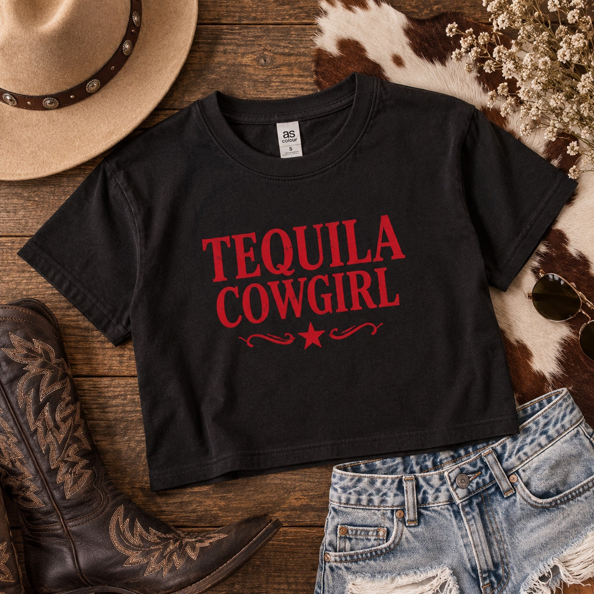 Western Tequila Cowgirl